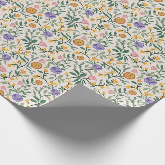 Wildflowers Geschenkpapier (Ecke)