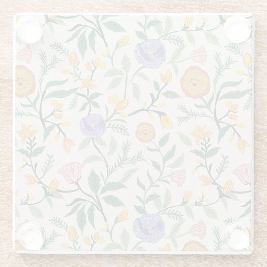 Wildflowers Glasuntersetzer (Rückseite)