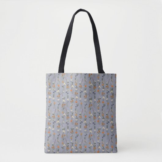 Wildflowers Handdrawn Tasche (Vorderseite)