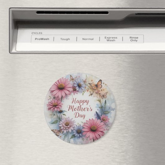 WildFlowers Happy Mother's Day Magnet (In Situ (Geschirrspüler))
