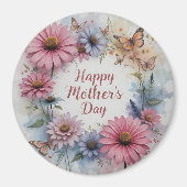 WildFlowers Happy Mother's Day Magnet (Vorne)