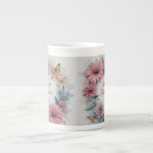 Wildflowers Happy Mother's Day Porzellantasse (Vorderseite)