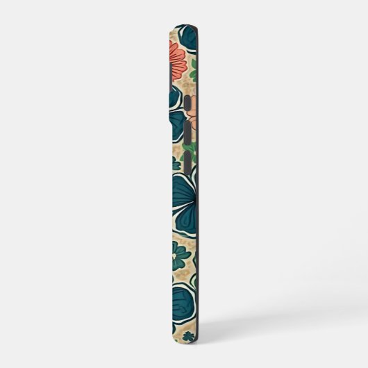 Wildflowers Harmonious Tones iPhone 16 Hülle (Linke Seite)