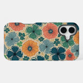 Wildflowers Harmonious Tones iPhone Hülle (Rückseite (Horizontal))