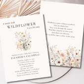 Wildflowers Inspirational Poem Baby Shower Einladung