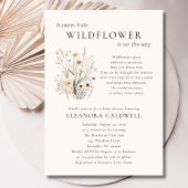 Wildflowers Inspirational Poem Baby Shower Einladung
