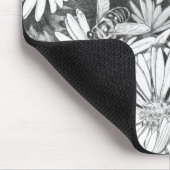 Wildflowers Mousepad Flower Sketch Computer Decor (Ecke)