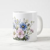 Wildflowers Specialty Coffee Mug Jumbo-Tasse (Vorderseite Rechts)