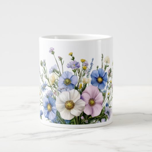 Wildflowers Specialty Coffee Mug Jumbo-Tasse (Vorderseite)