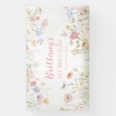 WILDFLOWERS spring banner backdrop (Vertikal)