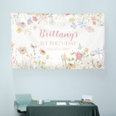WILDFLOWERS spring banner backdrop (Messe)