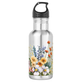 Wildflowers stainless steel water bottle.  edelstahlflasche