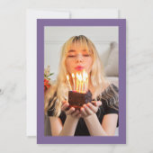 Wildflowers Sweet 16 Birthday Celebration Einladung (Rückseite)