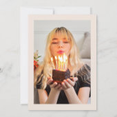 Wildflowers Sweet 16 Birthday Celebration Einladung (Rückseite)