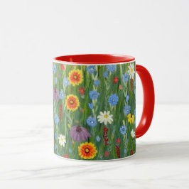 Wildflowers-Tasse mit Indian Blanket Flowers Tasse