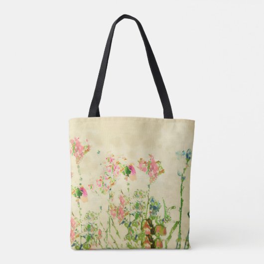 Wildflowers Text Tasche (Rückseite)