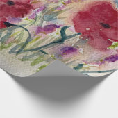 Wildflowers with poppies  geschenkpapier (Ecke)