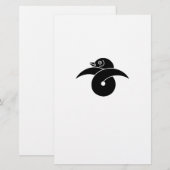 Wildgans Briefpapier (Vorne/Hinten)