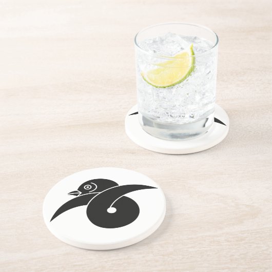 Wildgans Sandstein Untersetzer (Seite)