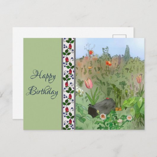 Wildgarten Postkarte (Vorne/Hinten)