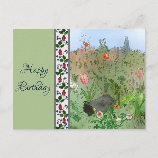 Wildgarten Postkarte (Vorderseite)