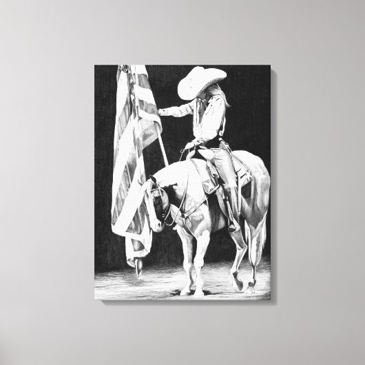 Wildgebet (Ballpoint) Leinwanddruck (Vorderseite)