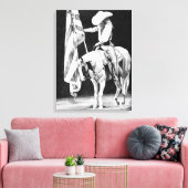 Wildgebet (Ballpoint) Leinwanddruck (Insitu (Wohnzimmer))