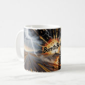WildGeboren Highway-Explosion-Rider-Tasse Kaffeetasse (Vorderseite Links)