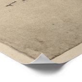 Wildgeflügel und Kiefer Poster (Ecke)