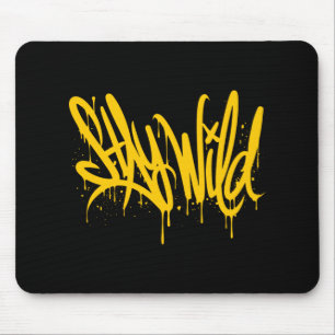 Wildgraffiti bleibe mousepad