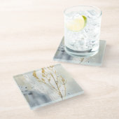 Wildgras Glasuntersetzer (Schrägansicht)