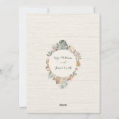 WILDGREEN WEDD INVITATION FEIERTAGSKARTE (Rückseite)