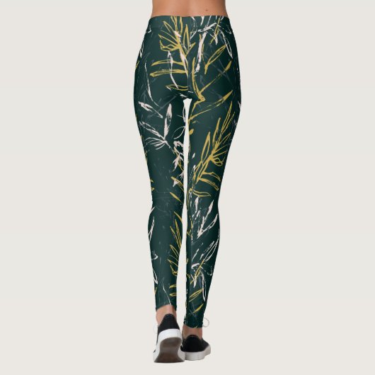Wildgrün Leggings (Rückseite)