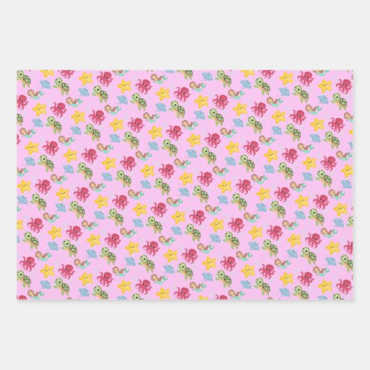 Wildhai-Geburtstag Geschenkpapier Set (Vorderseite 2)