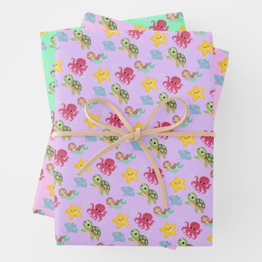 Wildhai-Geburtstag Geschenkpapier Set (Beispiel)