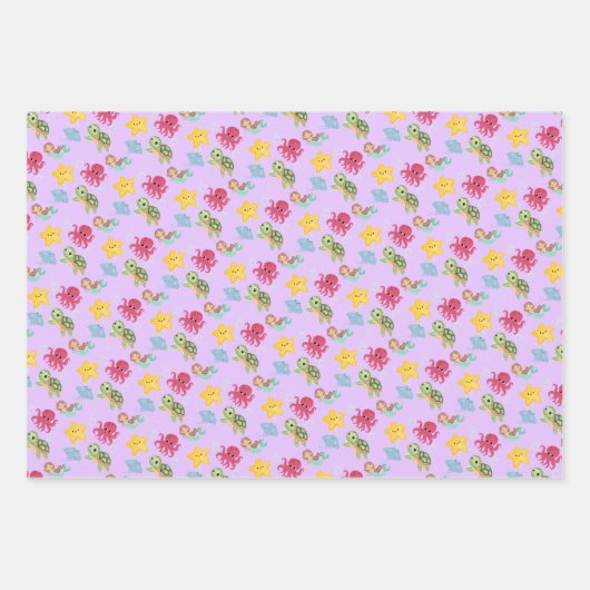 Wildhai-Geburtstag Geschenkpapier Set (Vorderseite)