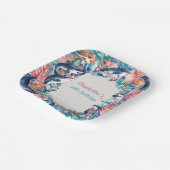 Wildhai-Geburtstagsparty Pappteller (Gewinkelt)