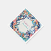 Wildhai-Geburtstagsparty Serviette (Ecke)