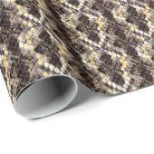 Wildhaut Wasserfarbe Nahtloses Muster Geschenkpapier (Rolleneckpunkt)