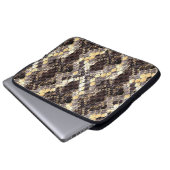 Wildhaut Wasserfarbe Nahtloses Muster Laptopschutzhülle (Vorne Knopf)
