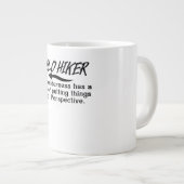 Wildheit, die die Dinge in die richtige Perspektiv Jumbo-Tasse (Vorderseite Rechts)