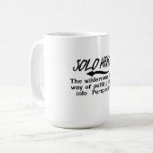 Wildheit, die die Dinge in die richtige Perspektiv Kaffeetasse (Vorderseite Links)