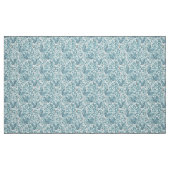 Wildherden in Weiß und Aquamarin Stoff (Fat Quarter (45,7 x 55,9 cm))