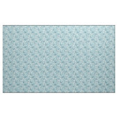 Wildherden in Weiß und Aquamarin Stoff (Yard (91,4 cm))