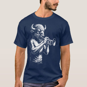 Wildhorn Musical Saxophonist Illustration T-Shirt