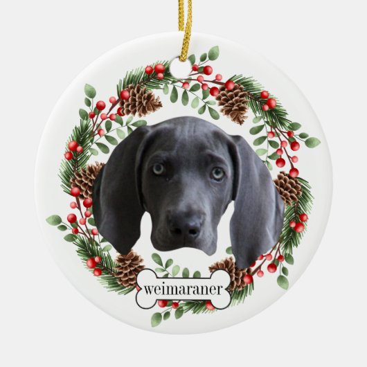 Wildhund Keramik Ornament (Vorne)