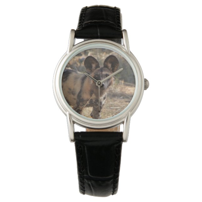 Wildhundeuhr Armbanduhr (Vorderseite)
