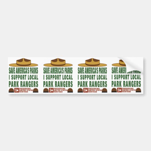 Wildhüter bumper_sticker_x4 autoaufkleber (Vorne)