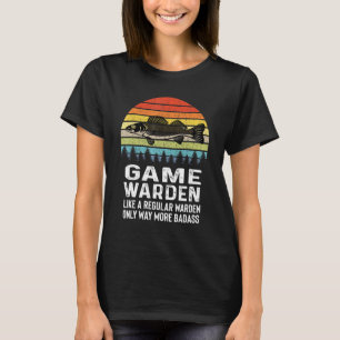 Wildhüter Retro Vintage Fisch Wildtier Conservati T-Shirt