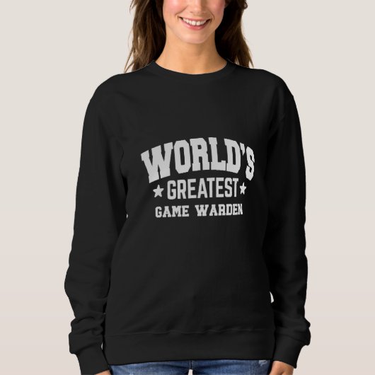 Wildhüter Weltweit Bester 2. Dekorations Thema Sweatshirt (Vorderseite)